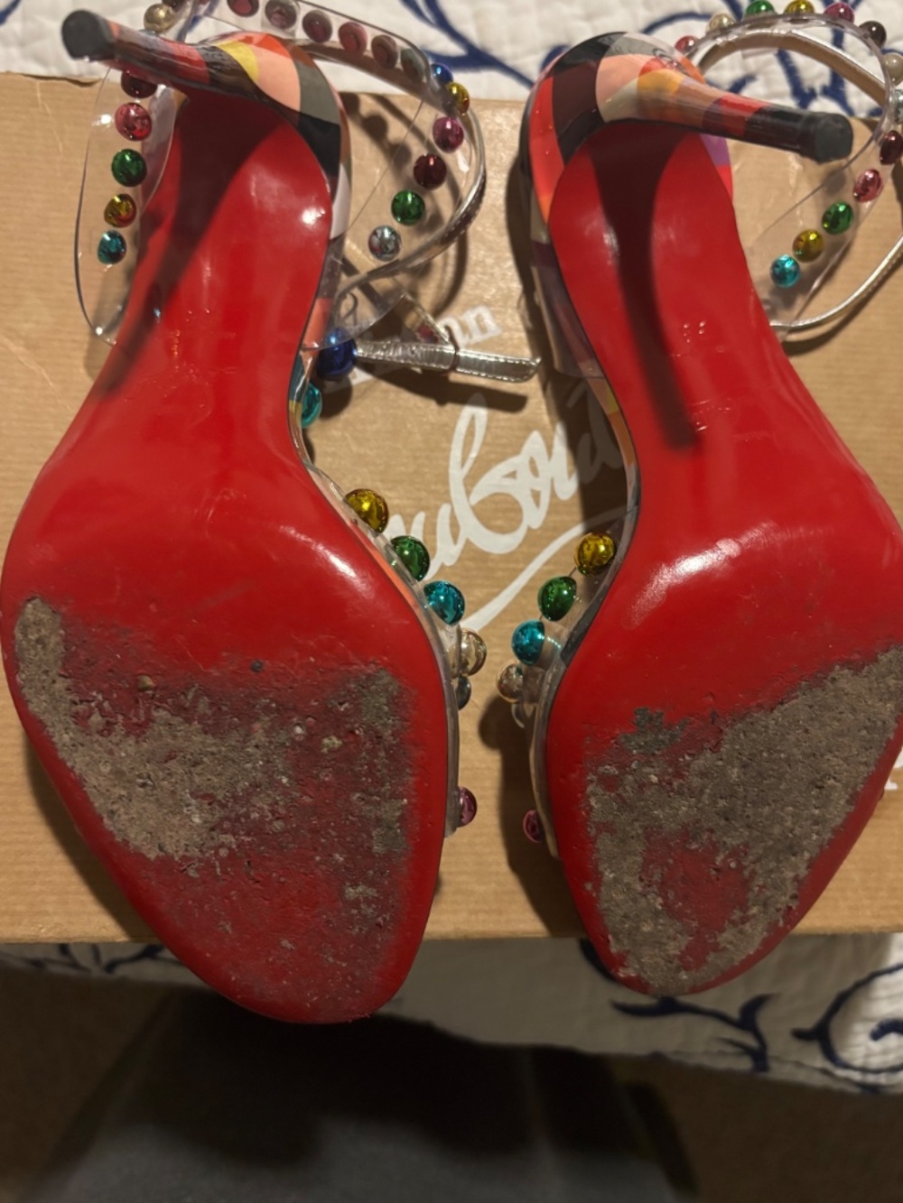 Authentic Christian Louboutin heels - Picture 8 of 9